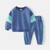 儿童套装批发2024秋款男童套头卫衣裤子两件套宝宝休闲秋装批发潮